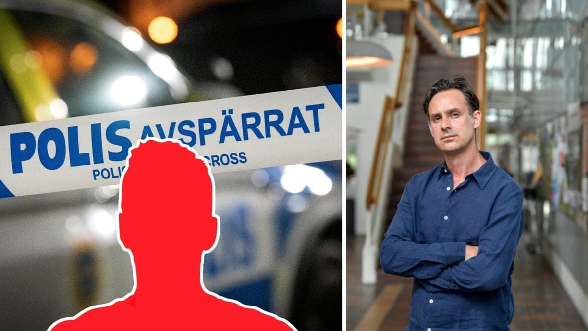 Genrebild polis. Bild på Sven Granath.