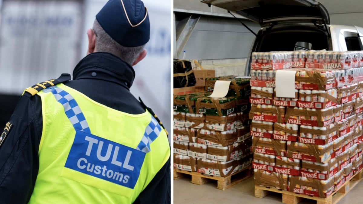 Två män stoppades i tullen med tusentals liter alkohol