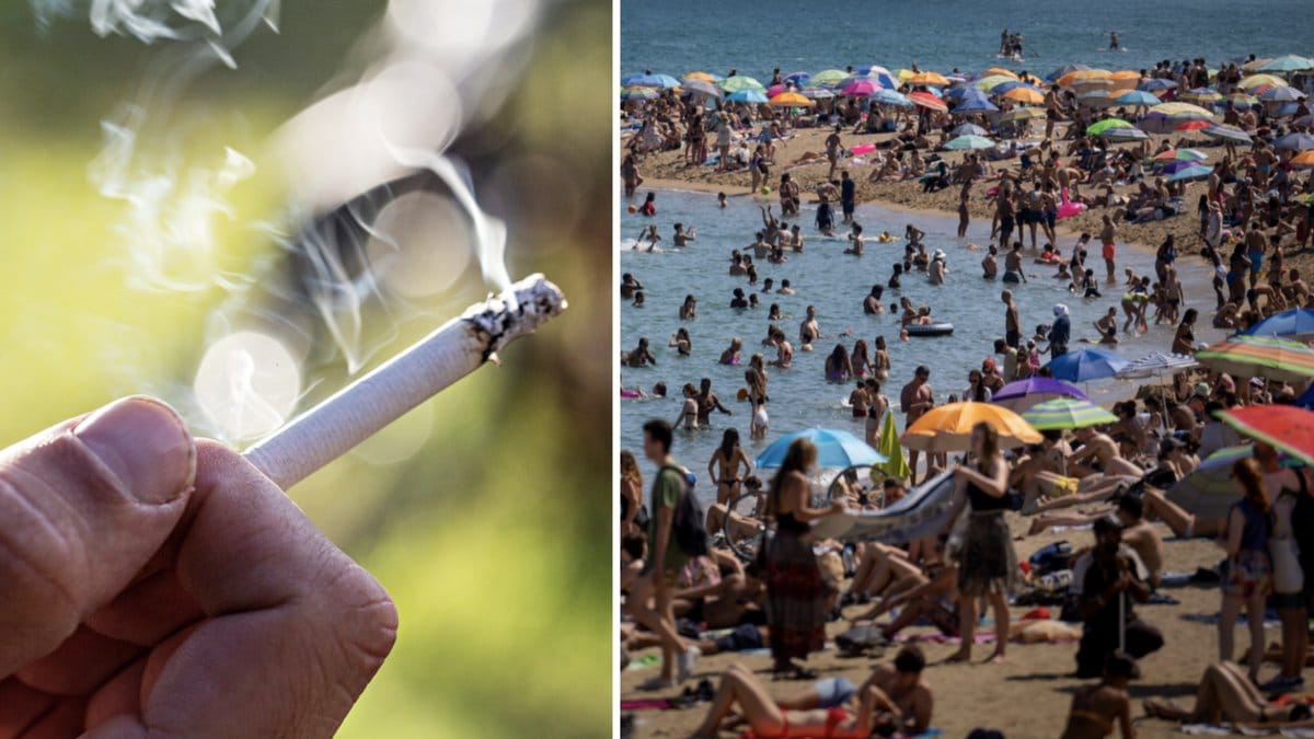 Här har det förbjudits att röka på stränderna