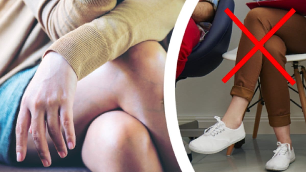 Så farligt är det att sitta med benen i kors