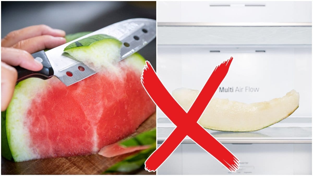 Det finns vissa sätt som är betydligt sämre när det kommer till att förvara frukt, i synnerhet melon.