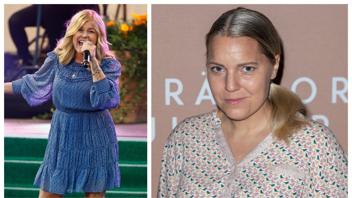 Carina Bergfeldt försvarar Pernilla Wahlgren i kommentarsfältet.