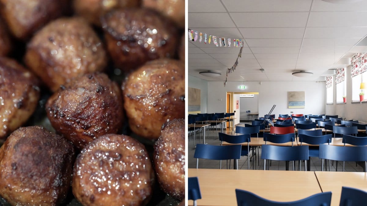 Flicka fick köttbullar i skolan – varje dag i 1,5 år