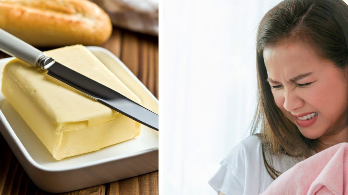 Passa dig för lukten av härsket smör.