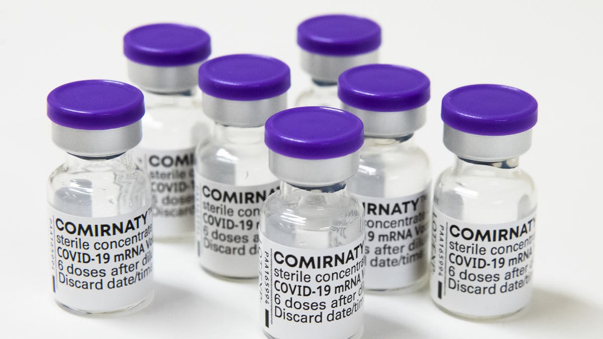 Så här ser Pfizers vaccin mot covid-19 ut.