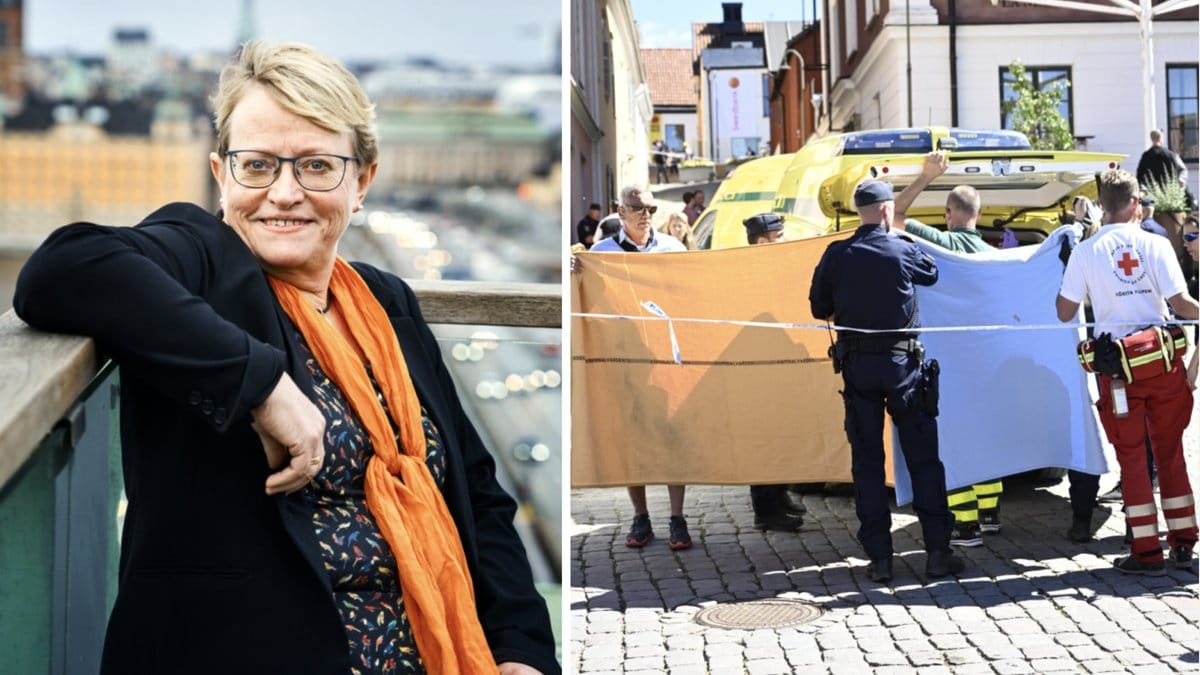 SKR:s Ing-Marie Wieselgren, 64, som dödades i knivattacken i Visby ska ha varit målet med attacken.