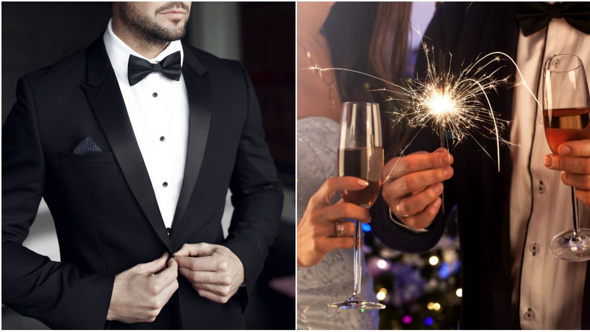Här hittar du de snyggaste plaggen till nyårsfesten för honom.