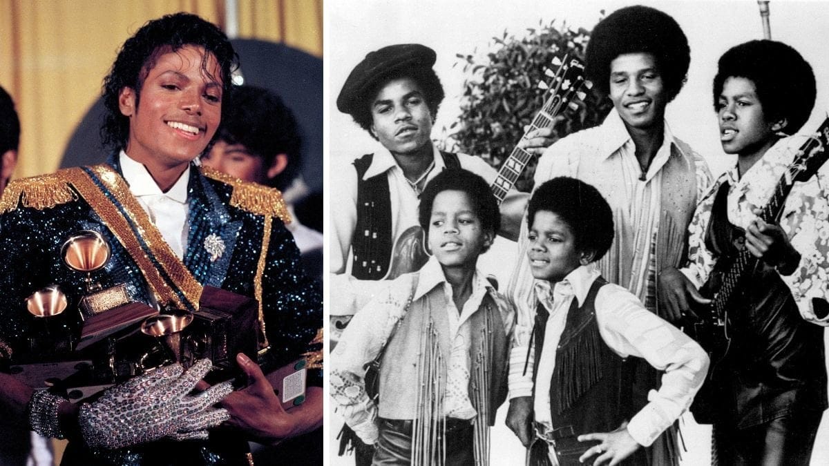Michael Jackson och hans bröder i The Jackson 5.