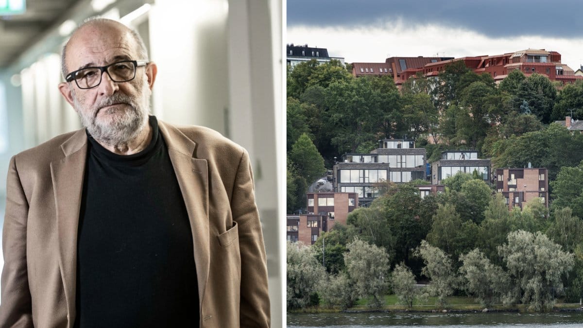 Jerzy Sarnecki, 74, säljer sin bostad på Lidingö