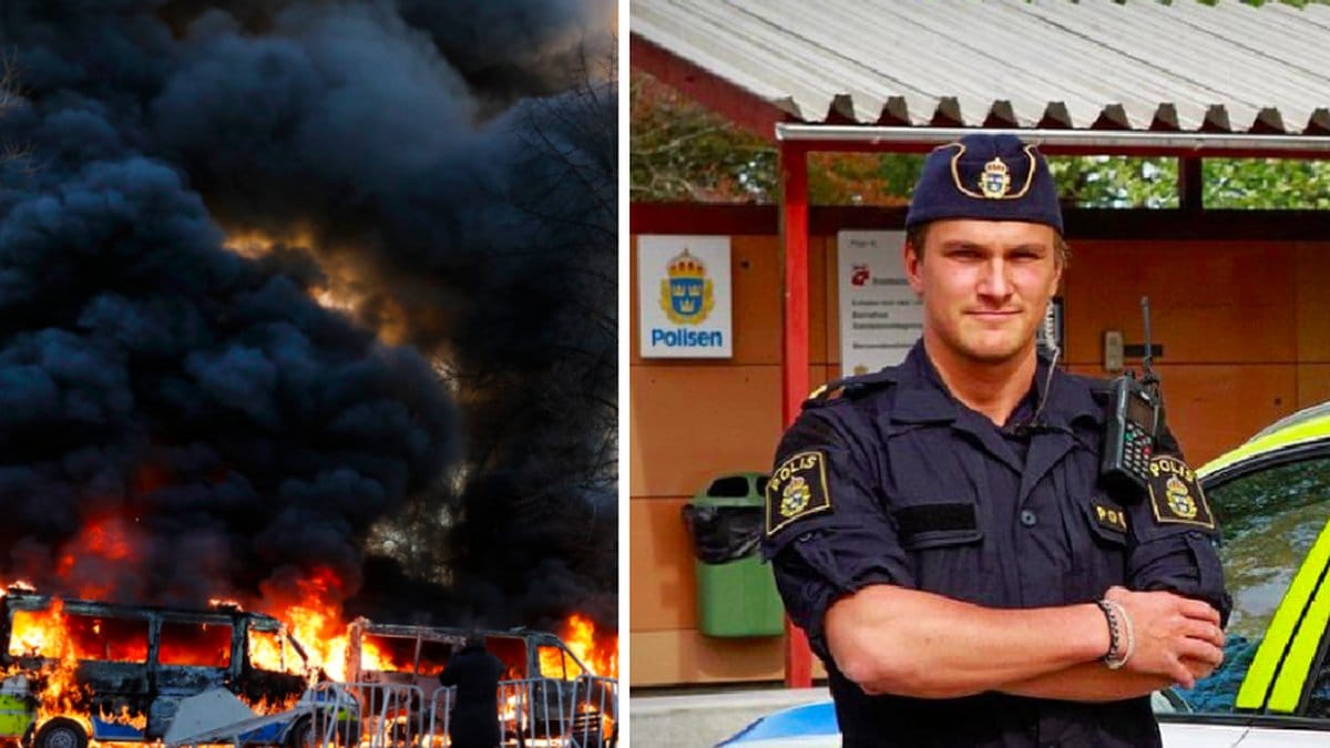 Polisen Filip Pelas om upploppen: Handlingsförlamat samhälle