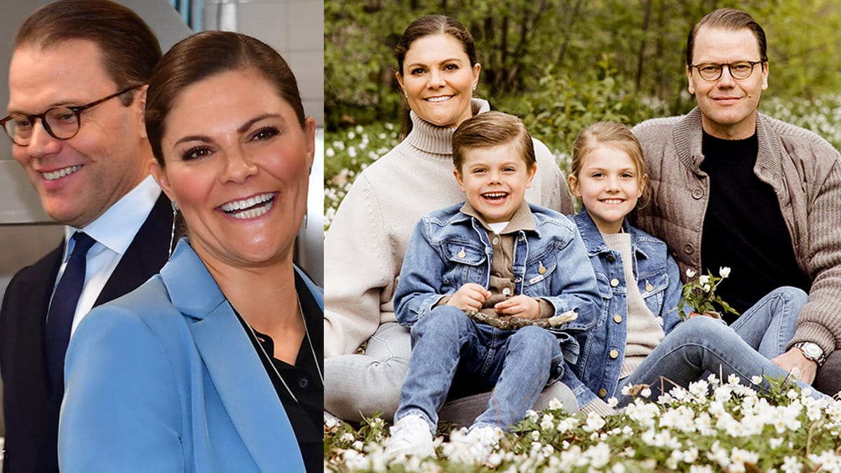 Kronprinsessan Victoria och prins Daniel