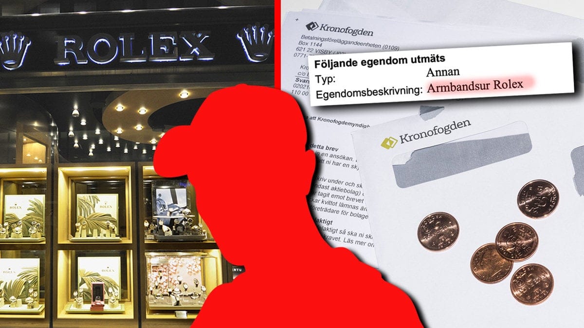 Kronofogden har gjort en utmätning.