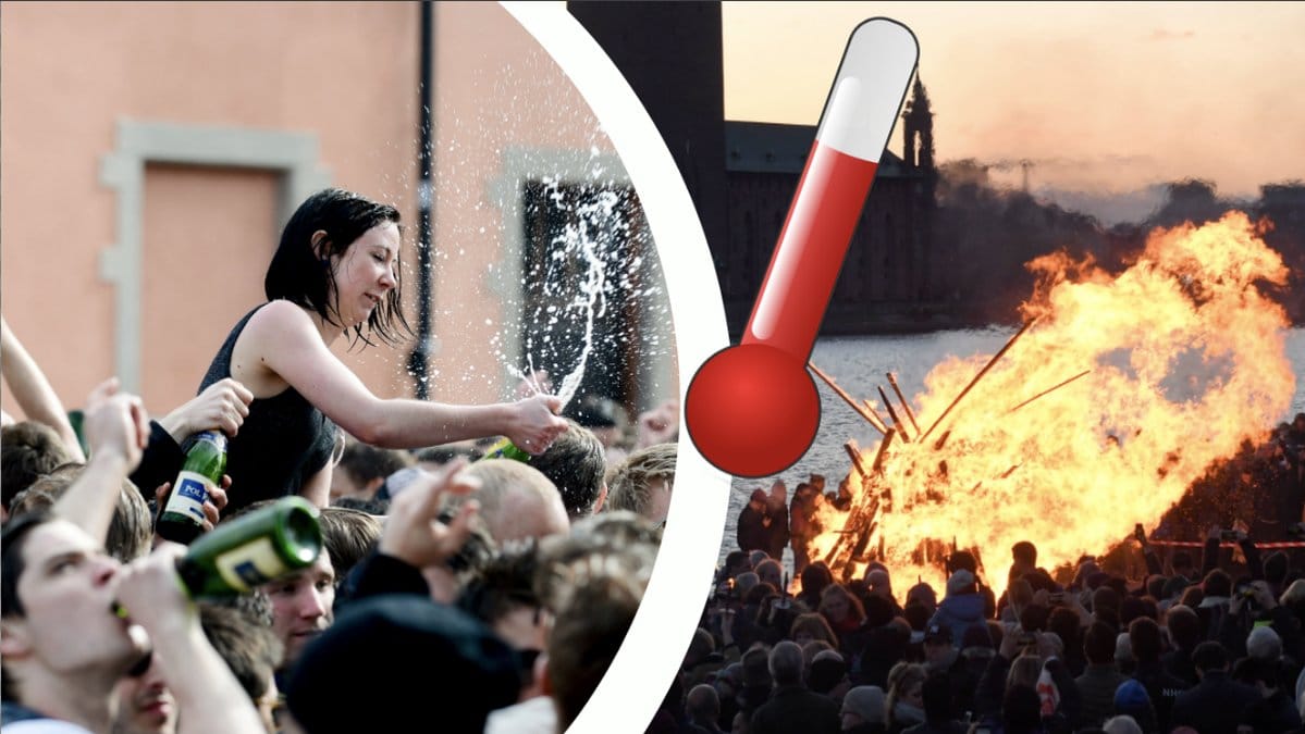 Så kommer vädret att bli under valborg