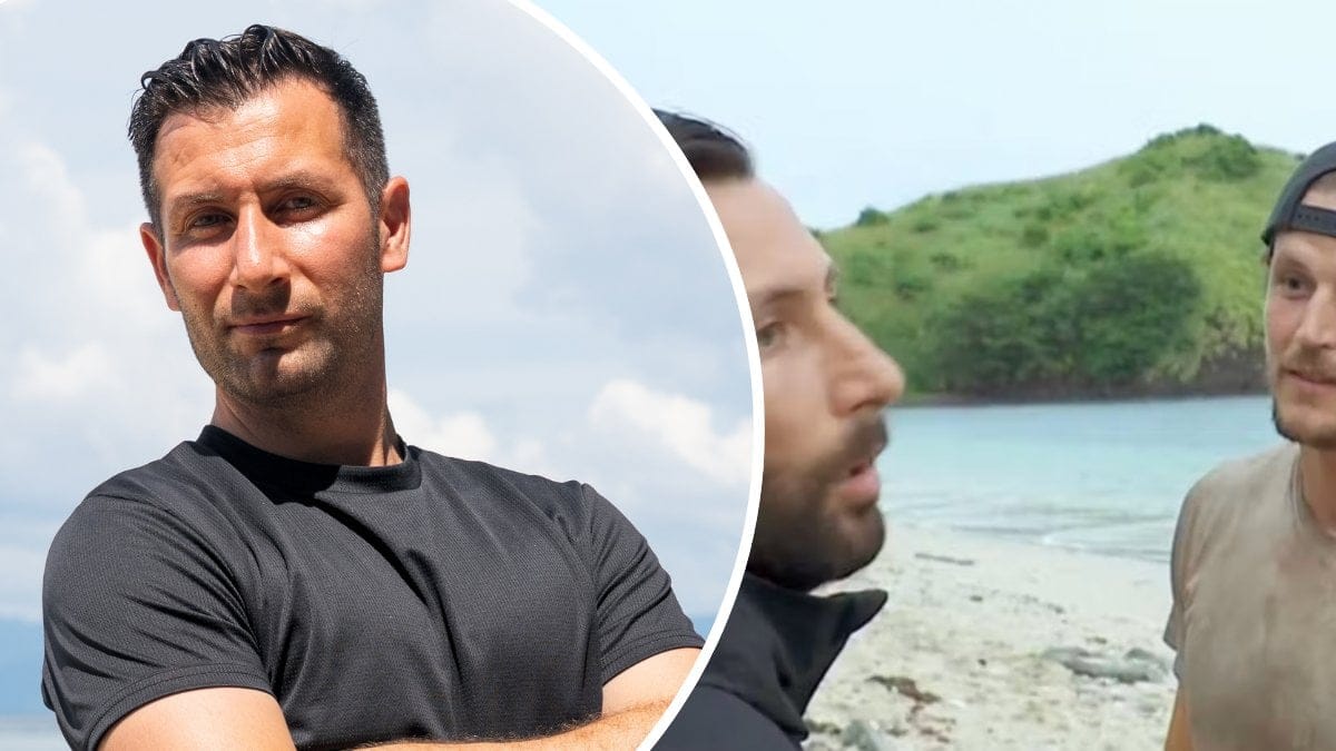 Aza Altonchi vänster. Jonas Källqvist konfronterade Aza Altonchi och fick till slut tillbaka immuniteten innan örådet.