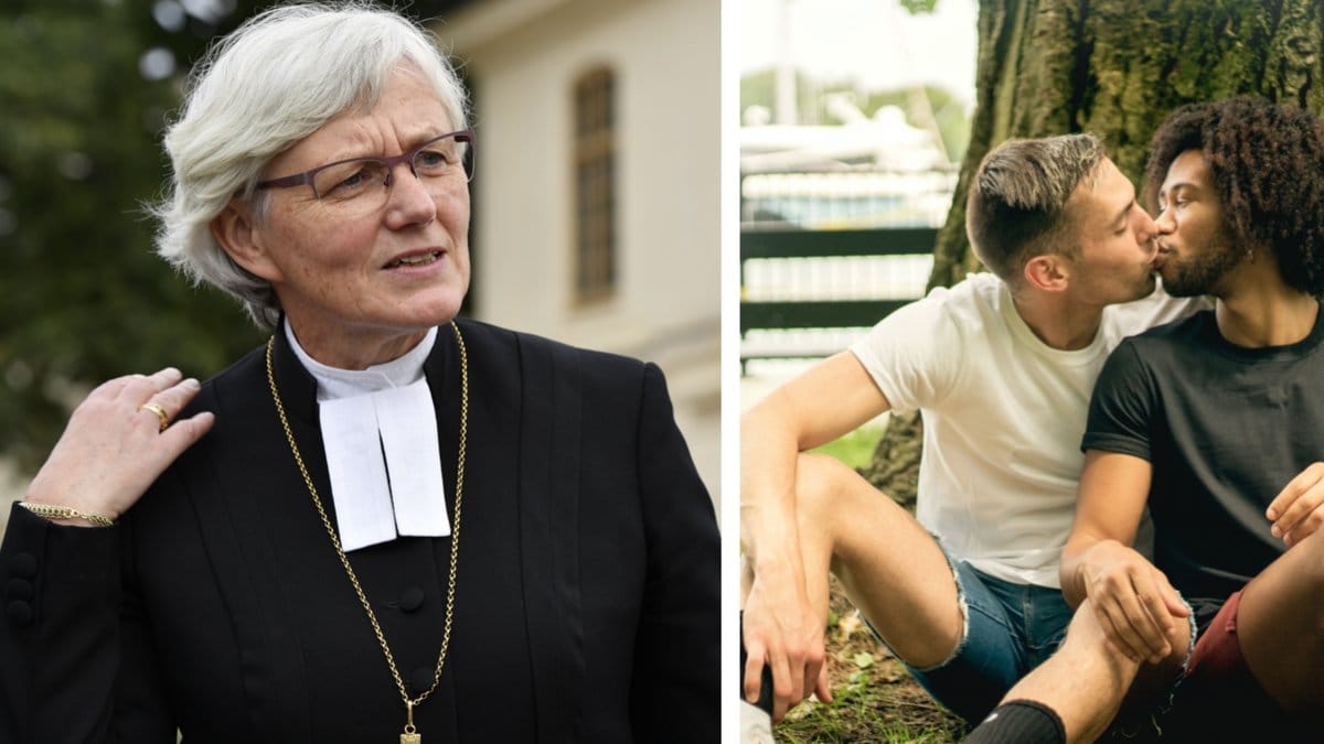 Ärkebiskopen Antje Jackelén anser inte nya präster ska behöva viga homopar. 