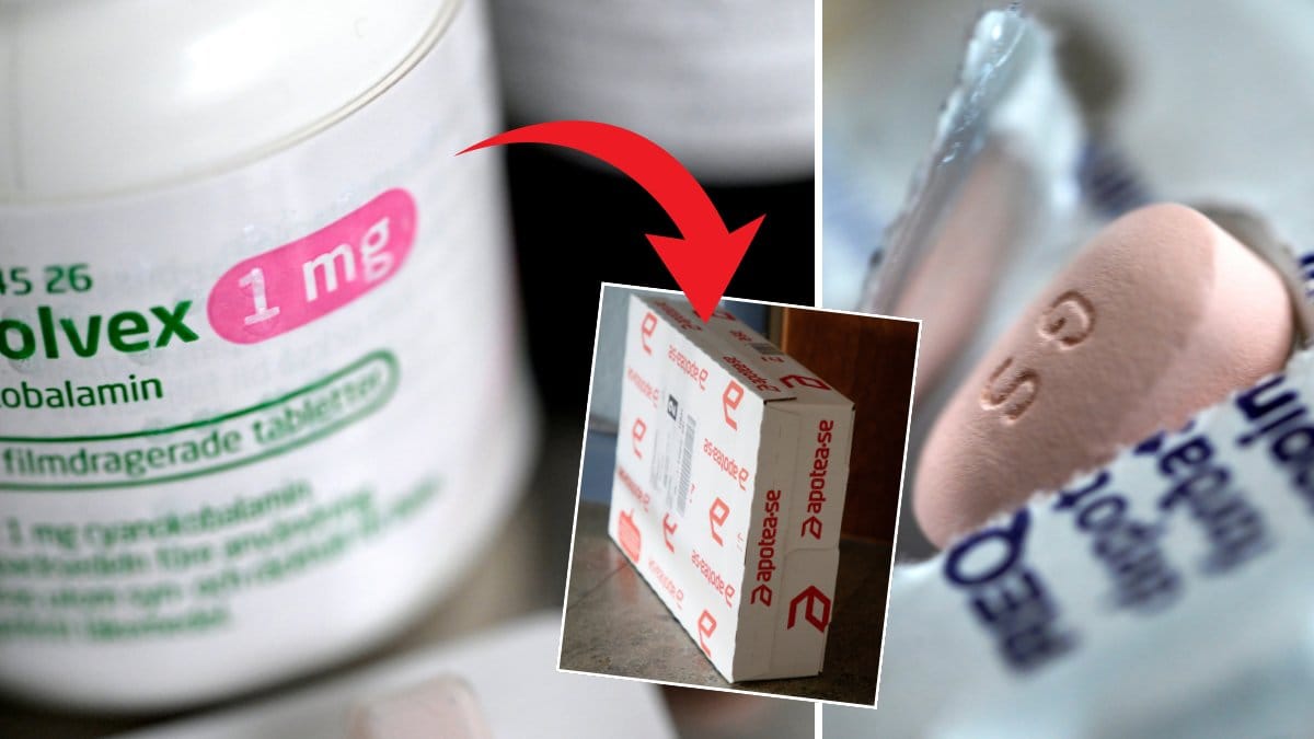 Läkemedel och paket.