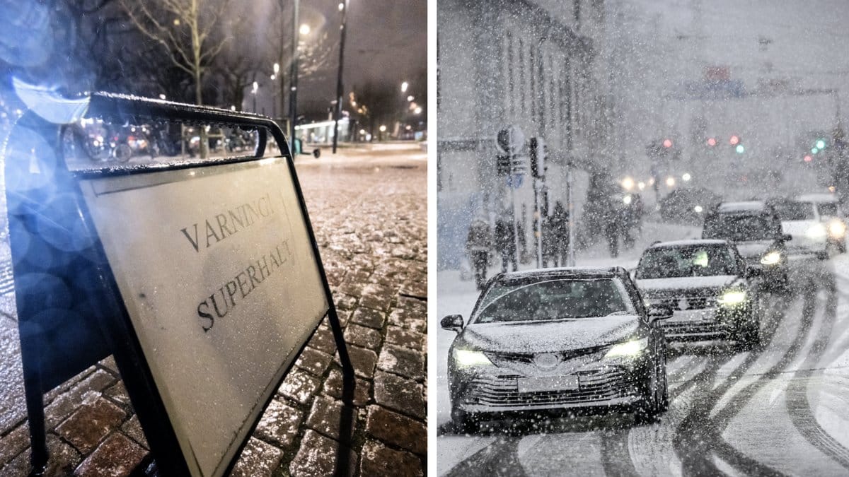 SMHI varnar för plötslig ishalka: Det är inte säkert att..