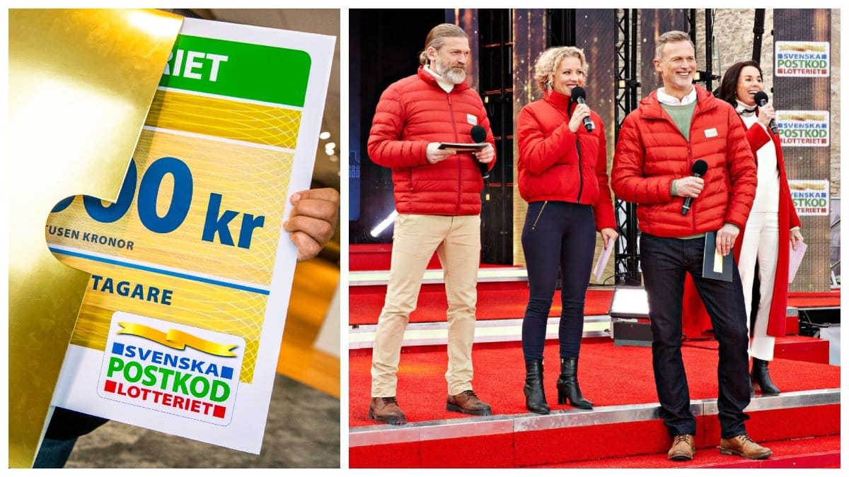 Jesper Blomqvist berättar om förberedelserna inför att en vinst delas ut i Postkodlotteriet. 