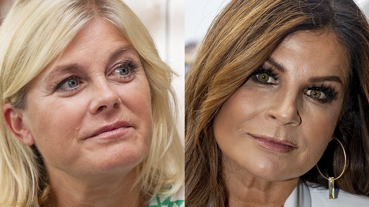 Pernilla Wahlgren och Carola Häggkvist