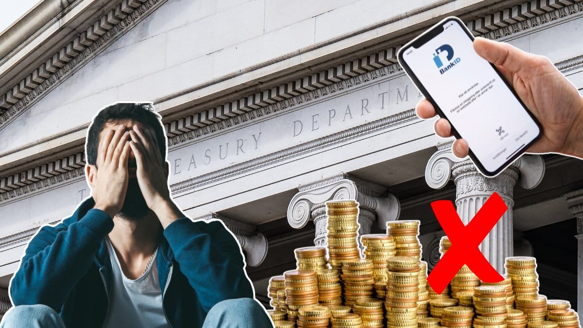 Bank, person, pengar, kryss