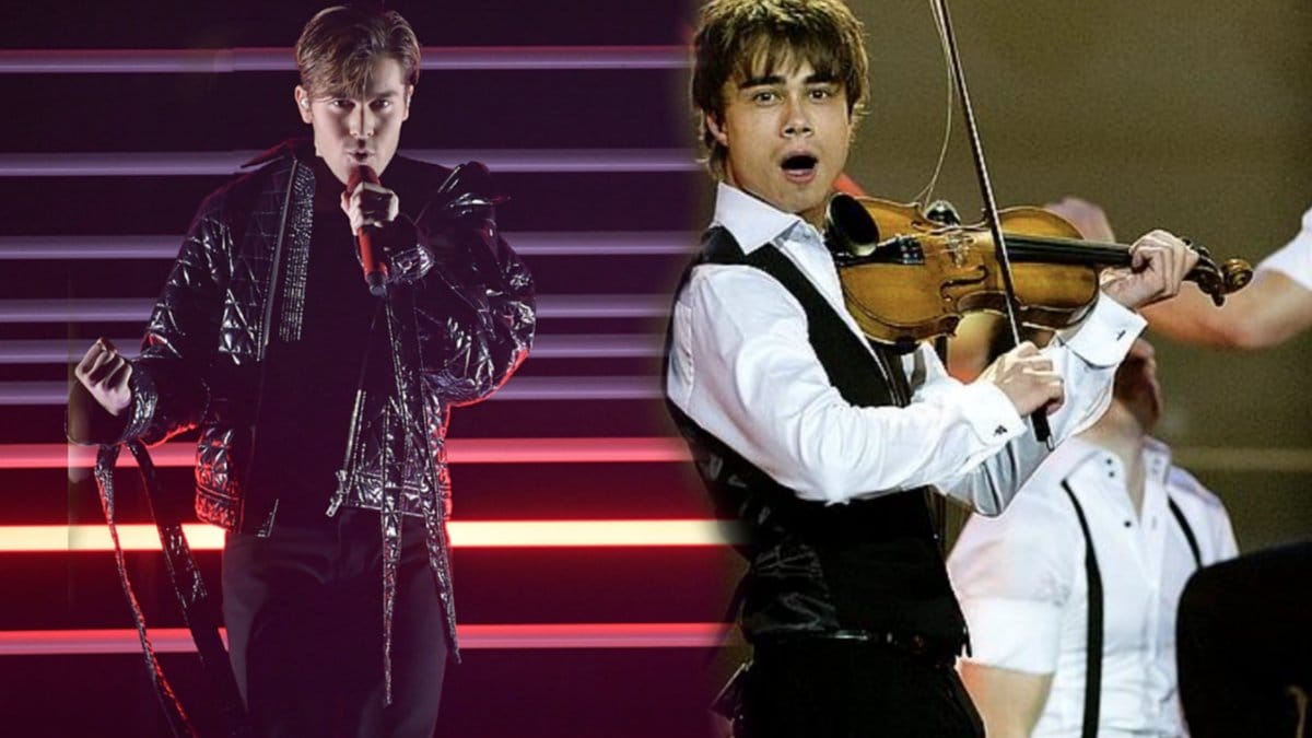 Benjamin Ingrosso och Alexander Rybak i Melodifestivalen