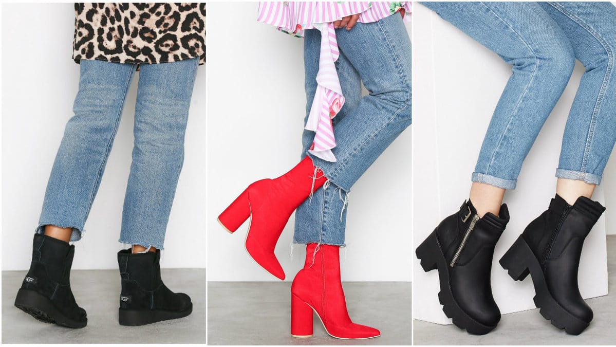 UGG:s, röda skor, Johhny Bulls, jeans.