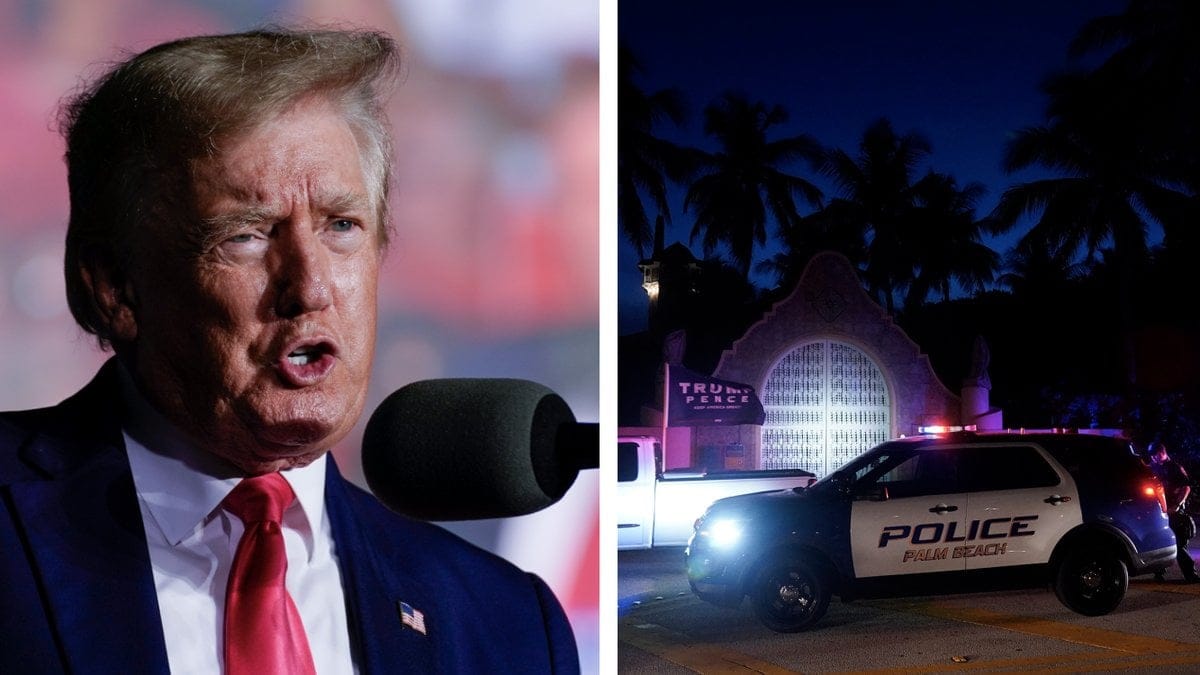 FBI har brutit sig in i Donald Trumps hem.