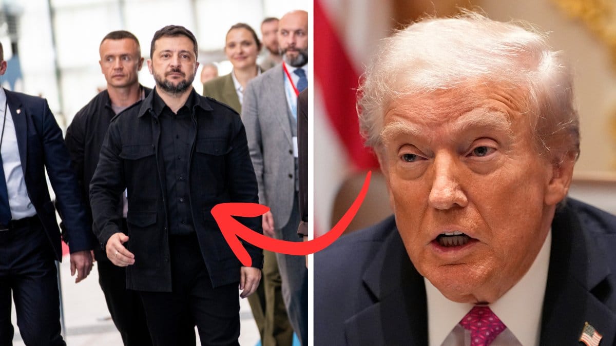 Zelenskyj anländer till Vita huset 