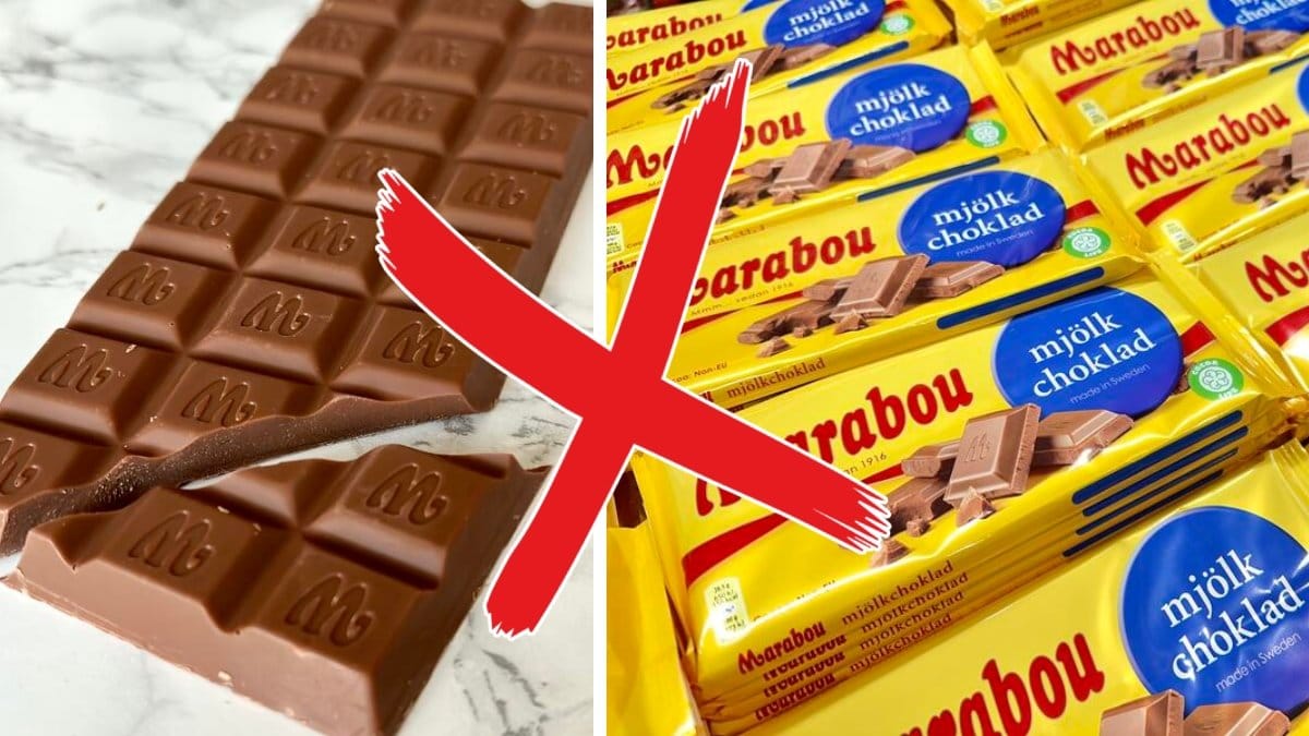 Marabouchoklad återkallas.