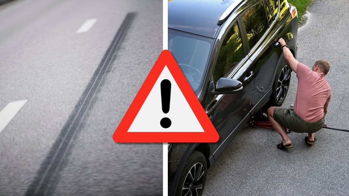 Bromssträcka och däckbyte.