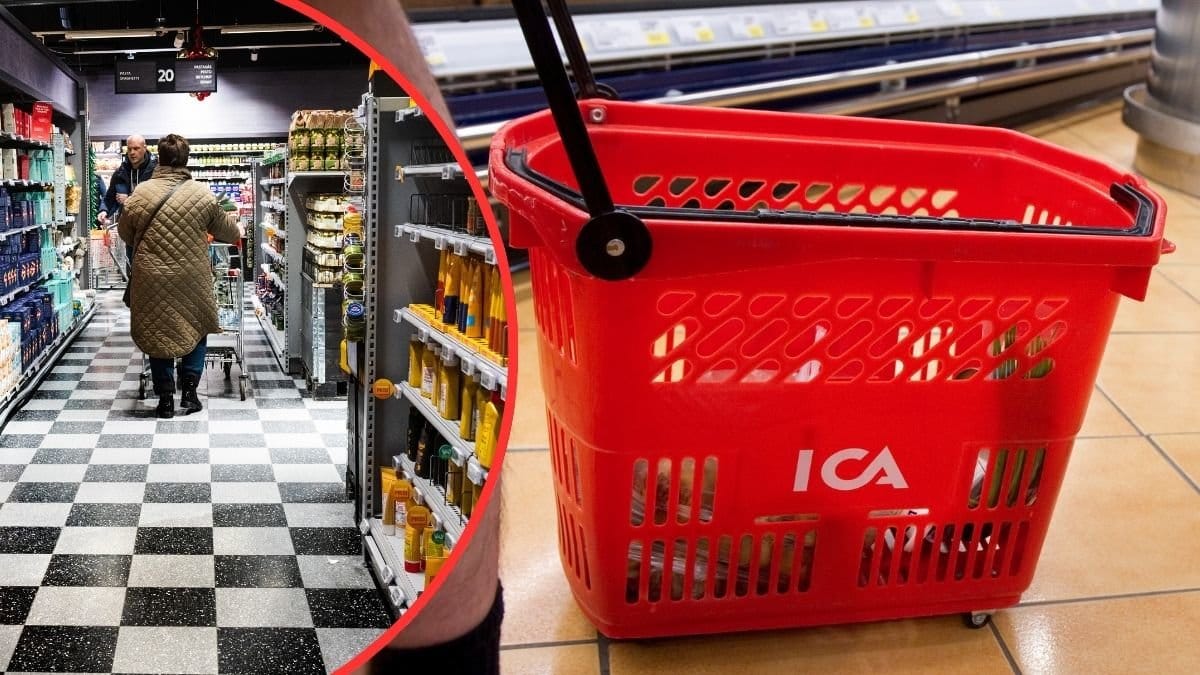 Ica kundkorg och ica-hyllor