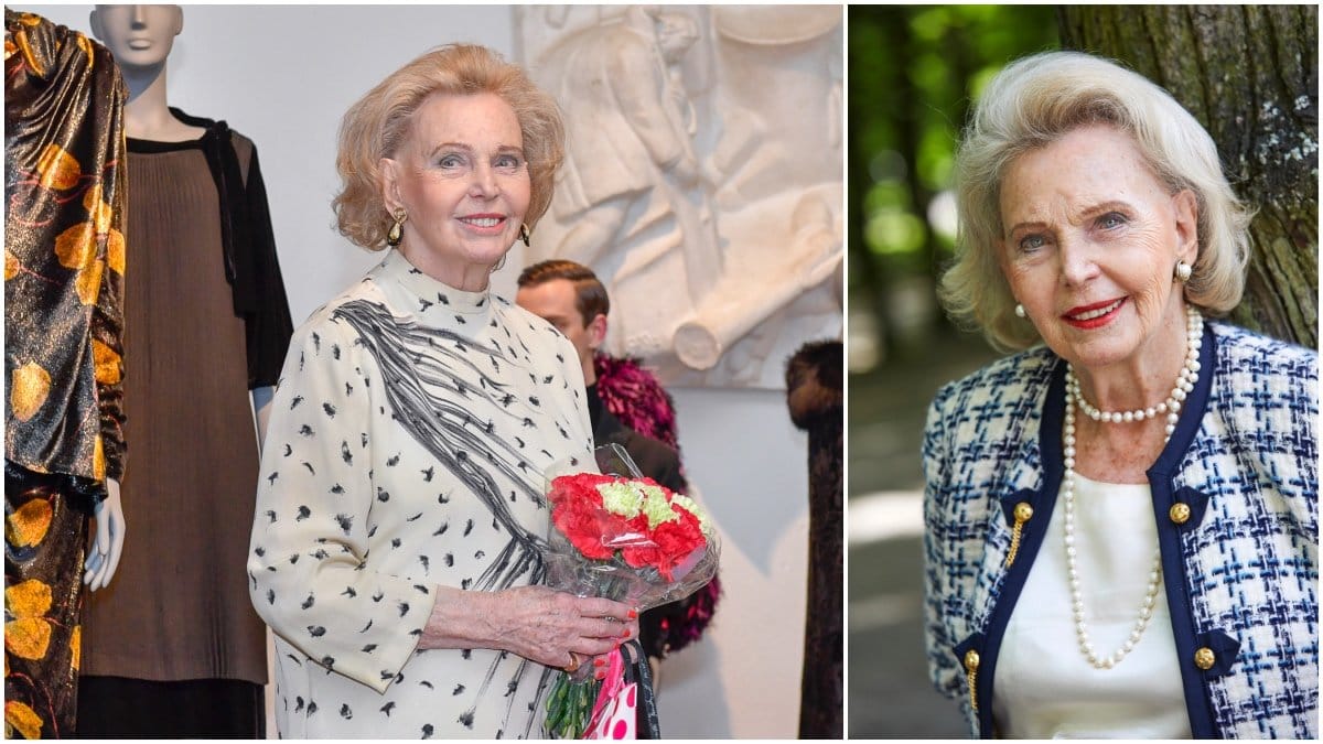 Marianne Bernadotte i två olika miljöer. 