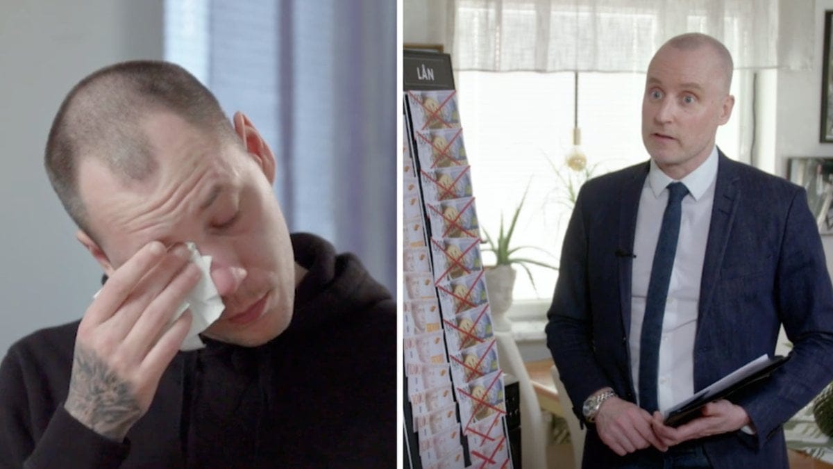 Det blir känslosamt när Lyxfällans Magnus Hdberg träffar Simon, 30. 
