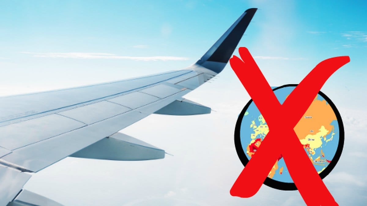 Flygplan, karta