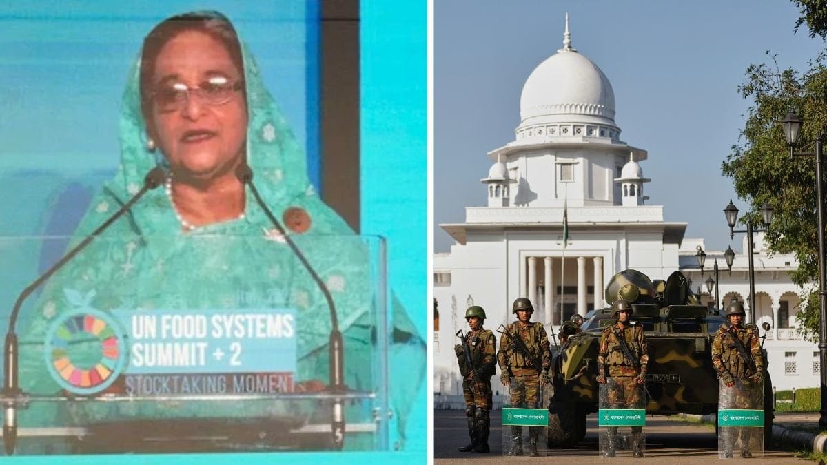 Bangladeshs tidigare premiärminister Sheik Hasina.