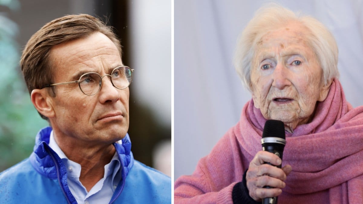 Hédi Fried och Ulf Kristersson.