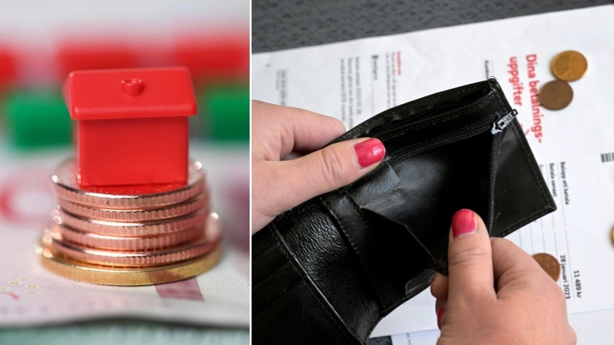 Pengar och en plånbok.