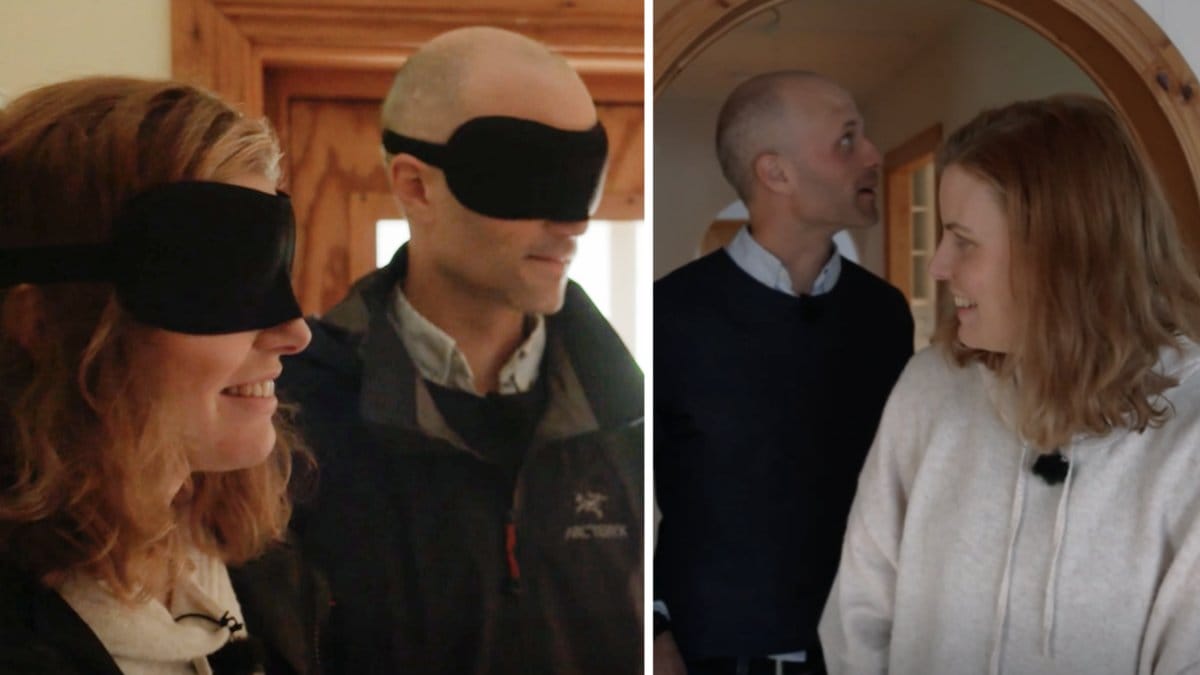 Lovisa och Andreas är på jakt efter ett hus i Falun i Husköp i blindo