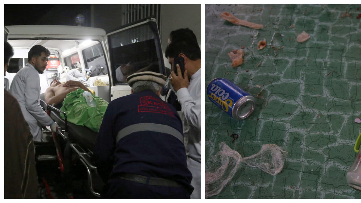 Självmordsattacken skedde i västra Kabul, Afghanistan.