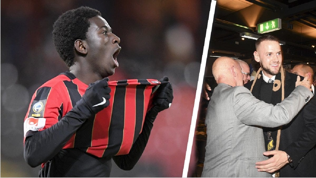 Brommapojkarnas Jack Lahne och Alex Milosevic. 