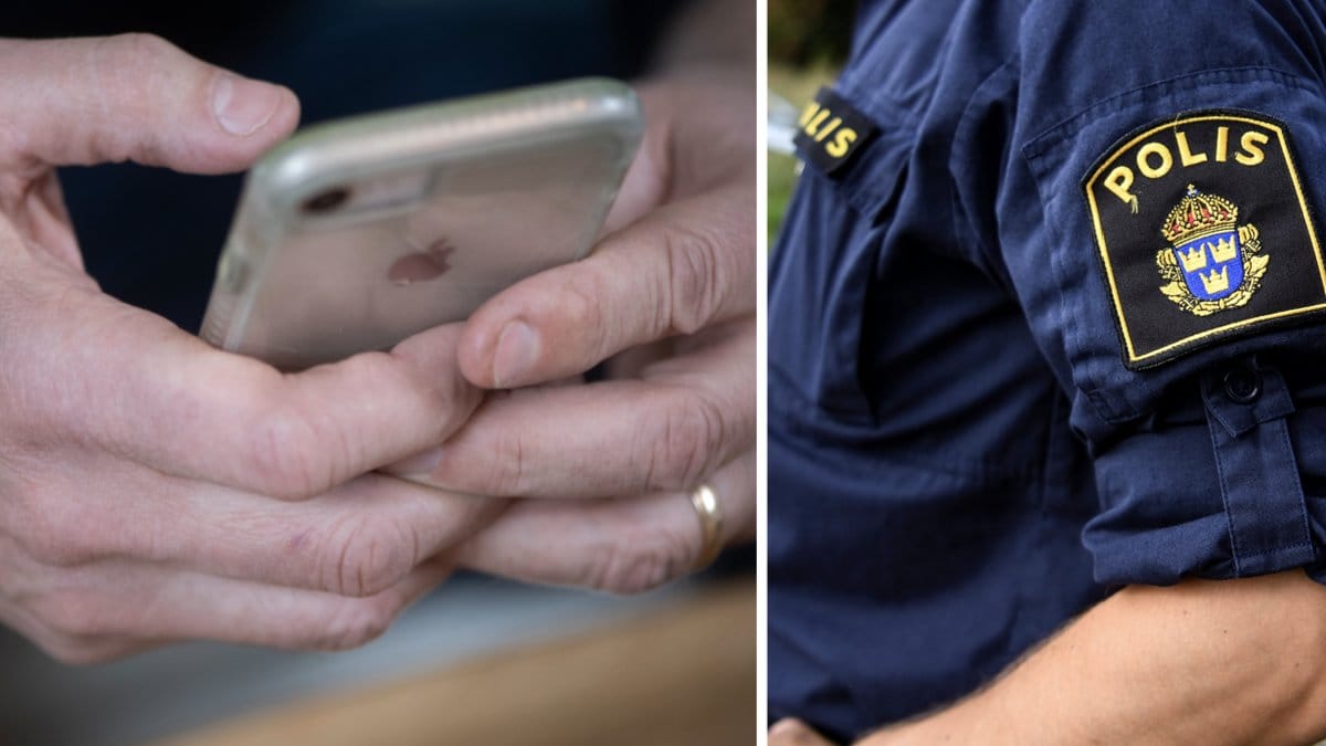 Den polisanställda mannen skickade dickpics till fel person.