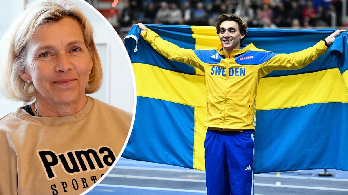 Helena och Armand Duplantis.