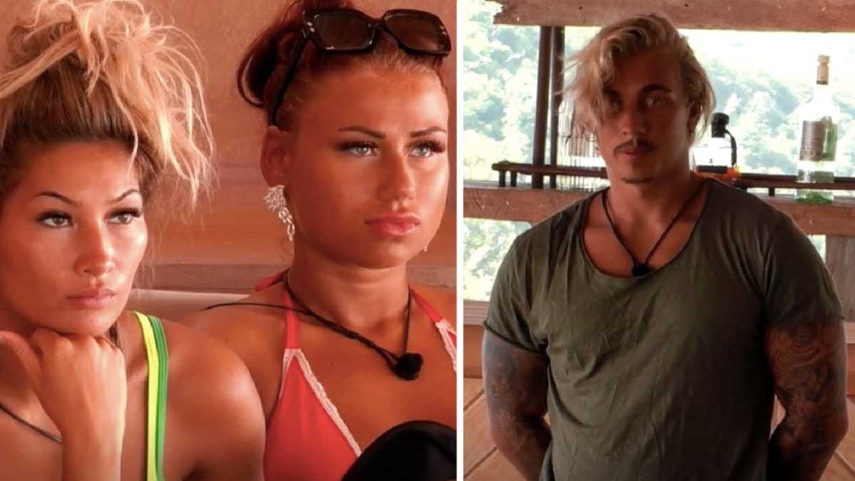 Deltagarna Jennifer och Annie och deltagaren Toby.