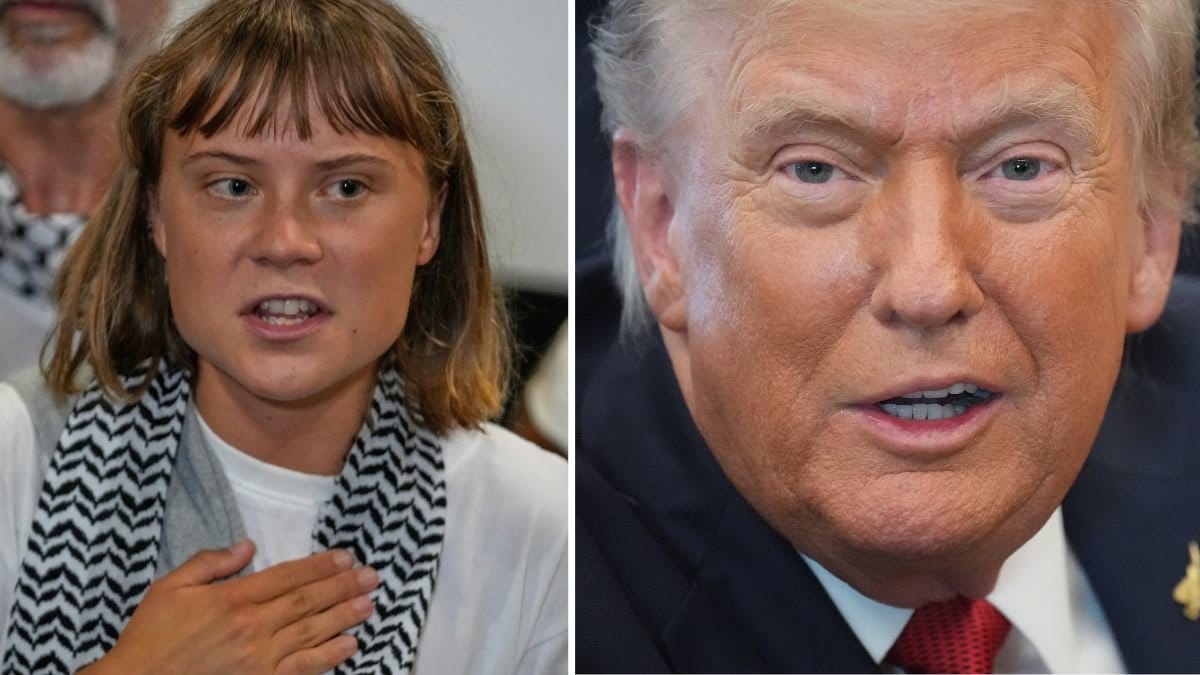 Greta Thunberg och Donald Trump