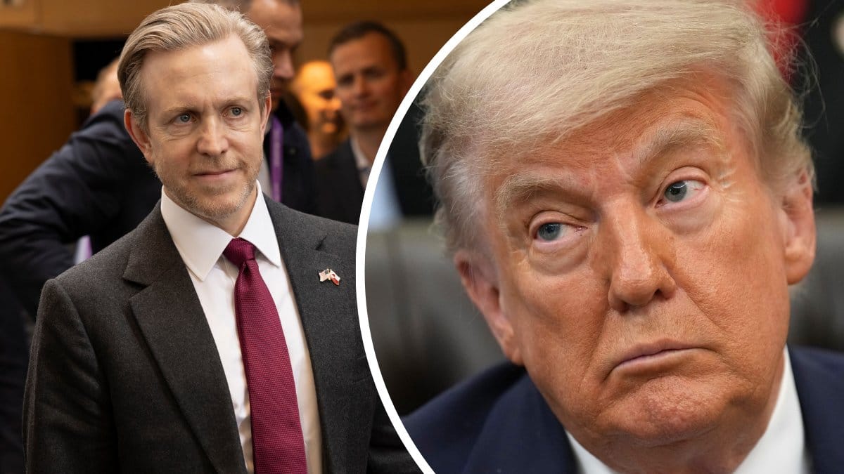 Ken Howery vänster. Donald Trump höger.