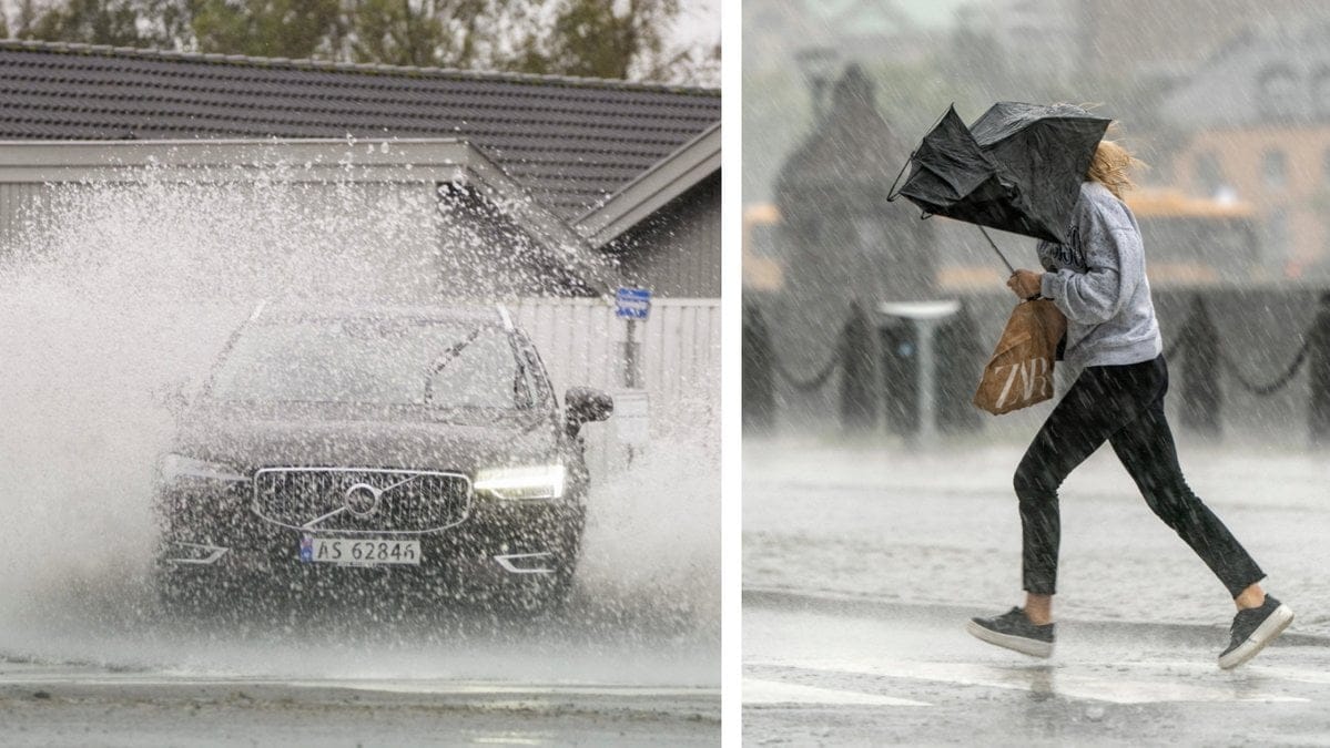 Riktigt ruskväder är på väg in över landet.