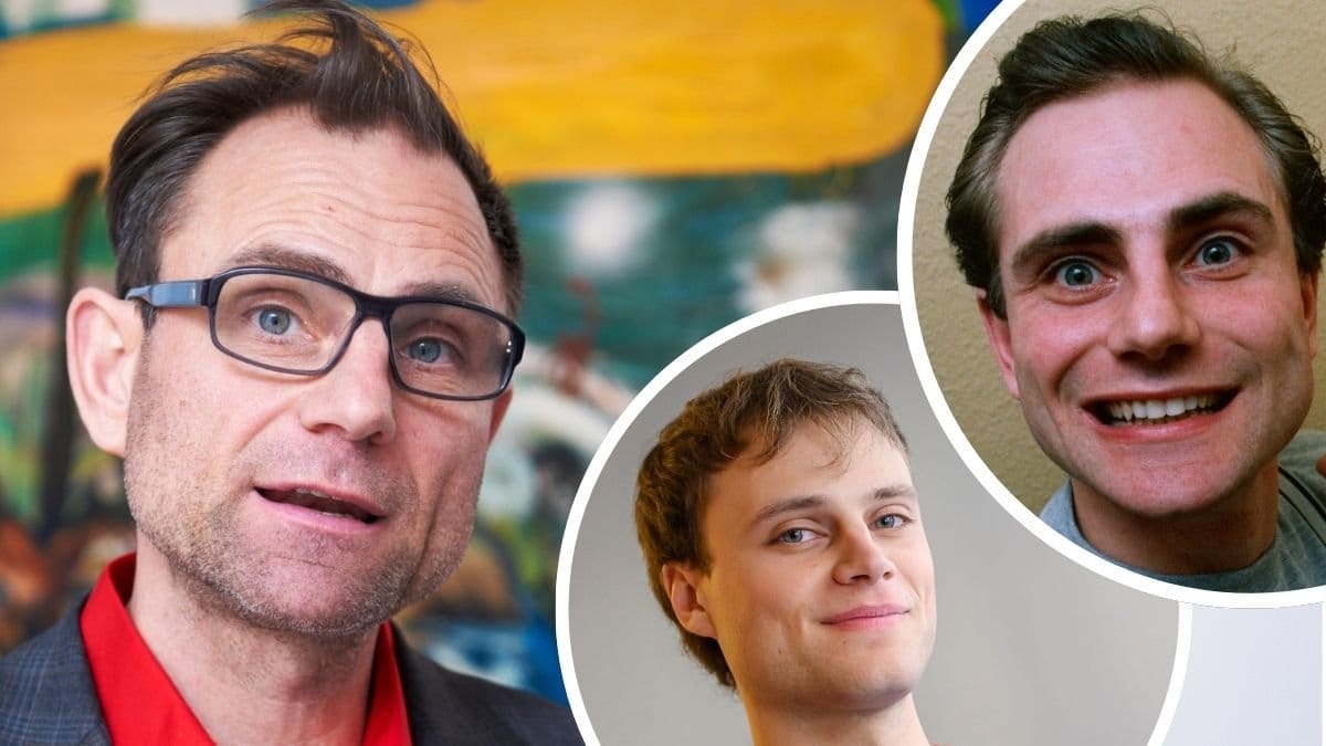 Peter Wahlbeck och Peter Wahlbecks son Valdemar Wahlbeck
