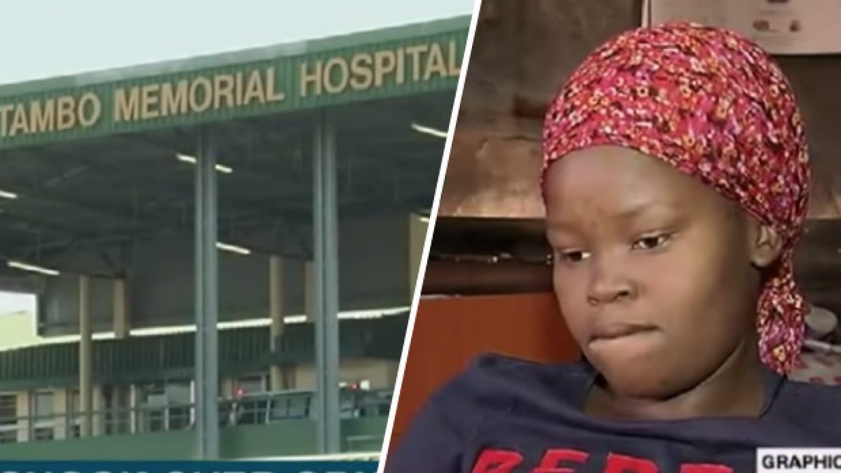 Kagiso Kgatla var med om en mardrömsförlossning