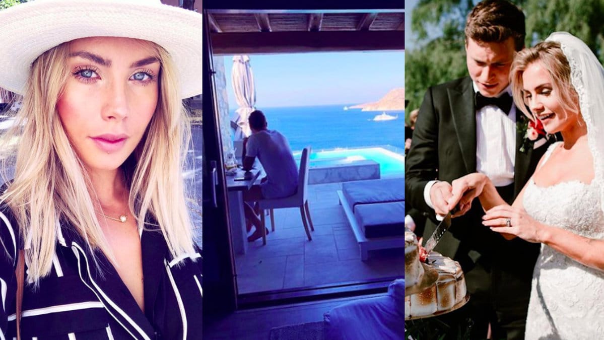 Victor Nilsson Lindelöf och Maja Nilsson Lindelöf är just nu på smekmånad