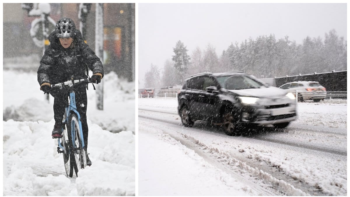 Mer snö väntas på fredagen.